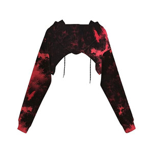 Sudaderas cortas con capucha para mujer, diseño moderno, transpirables, antipilling, las más vendidas en línea, para uso casual. - Product Image 2