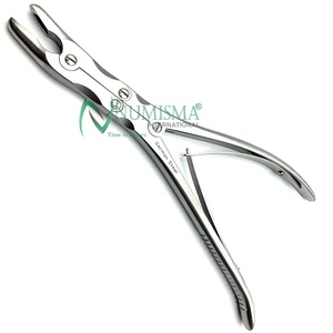 Pinzas para Cortar Huesos Cleveland, Instrumento Ortopédico Angulado de Acero Inoxidable, Manual, Reutilizable, Certificado CE, Uso Médico Múltiple - Product Image 1