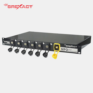 Caja de Distribución de Fibra Óptica SREXACT, MPO a 6 DLC, Chasis 1U, OM3 - Product Image 1