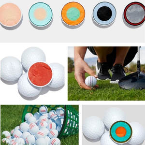 Pelotas de golf de goma moldeada de alto rendimiento para corrección de swing, ayuda para el entrenamiento, equipo deportivo portátil - Product Image 4
