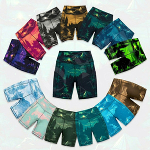 Fabricant de vêtements personnalisés Pro Felt, shorts de sport personnalisés avec impression, shorts de yoga, de fitness, de course à pied, de cyclisme, OEM - Product Image 1