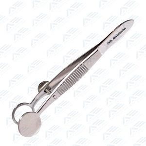 Placa de 23mm 12x20mm Mango plano Titanio, 3,6 ''(9,2 cm) Manual Chalazion Scoop Forceps Instrumentos médicos Equipos médicos - Product Image 6