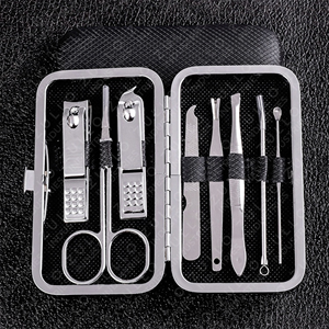 Professional Custom Logo Stainless Steel Chiropody Instrument Set <b>Manicure</b> Pedicure Nail Grooming <b>Kit</b> - Product Image 6