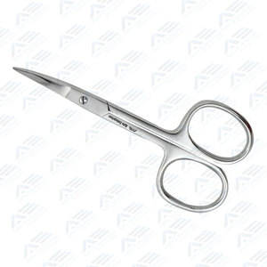 Tijeras de uñas de acero inoxidable Tijeras de manicura curvas de 3,5 "para el dedo del pie y el recorte de cutículas Tijeras de uñas de precisión afiladas - Product Image 6