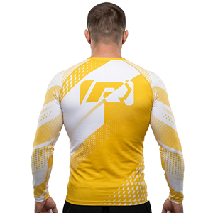 Maillot de compression MMA haute qualité à manches longues, personnalisable avec logo, pour hommes - Product Image 2