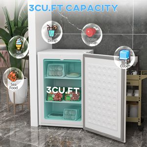 Congelatore verticale compatto da 3,0 piedi cubi con porta singola reversibile e termostato regolabile Small H - Product Image 6