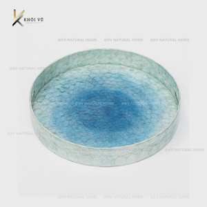 Bandejas de Madera para Servir Comida y Decoración, Personalizadas, al por Mayor, de Lujo, OEM, ODM, Juego de Bandejas de Madreperla - Product Image 2