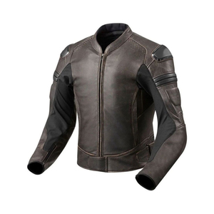 Blouson en cuir de motard respirant haut de gamme pour homme, en cuir de vachette durable, vêtements de moto modernes et tendance, personnalisation OEM - Product Image 1