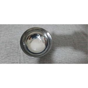 Bol de service en acier inoxydable à double paroi écologique |   Bol de mélange profond en métal empilable et antirouille avec logo pour la restauration - Product Image 1