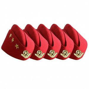 Gorras de Visera de Diseño Nuevo 2026 al por Mayor, Hechas a Mano, para Oficiales, de Lana y Poliéster, con Diseño y Logotipo Personalizados - Product Image 3