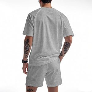 Men's Outfits 2 Piece Summer Tracksuits Men's Casual Sports Shirt and Shorts Set Jogging Tracksuit with Pockets - Product Image 3