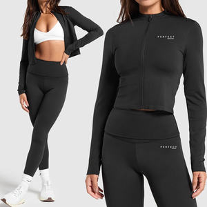 Conjuntos de yoga para mujer, ropa deportiva para correr, conjuntos de fitness para gimnasio, sujetador deportivo, leggings de yoga, conjunto de ropa deportiva de 2 piezas con logo. - Product Image 5