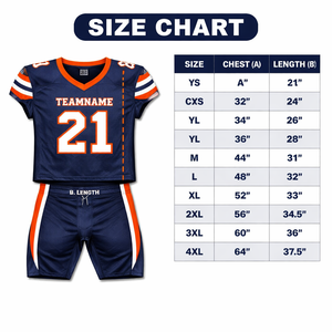 Ensemble d'uniformes de football américain personnalisés, maillot et pantalon sublimés, nom de l'équipe, 21, col en V, manches courtes, tissu respirant, pour hommes adultes - Product Image 5
