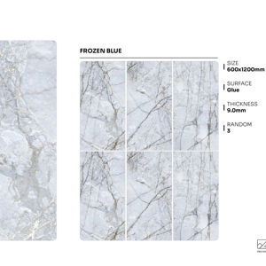 กระเบื้องพอร์ซเลนผิวเรียบหรู ขนาด 600x1200 มม. กระเบื้องแผ่นใหญ่คุณภาพพรีเมียม สำหรับตกแต่งภายในสไตล์โมเดิร์น - Product Image 1