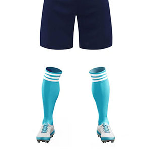 Uniforme de football pour hommes de haute qualité 100% polyester, manches courtes, tissu respirant, uniforme en polyester pour toutes les saisons, coupe athlétique - Product Image 4