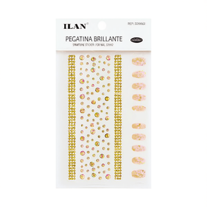 Adesivi con strass scintillanti Ilan per unghie 32662 - Product Image 2