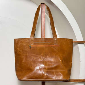 Bolso de mano de cuero de vaca genuino con estilo de gran tamaño de diseñador de lujo de moda con estampado de leopardo, bolso ligero y duradero - Product Image 4