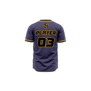 Uniforme de Béisbol Personalizado 2026 con Impresión por Transferencia de Calor, Manga Corta, Cuello en V, Secado Rápido, OEM, Alta Calidad, para Hombre - Product Image 2