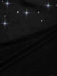 T-shirts et sweats à capuche en tricot avec strass personnalisés pour hommes, 100 % coton, imprimés en sérigraphie, écologiques, anti-plis - Product Image 4