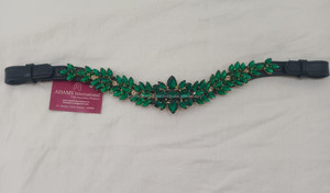 La más alta calidad de cuero de caballo Brow Band Decorativo Bling Crystal Mayorista Fabricante - Product Image 2