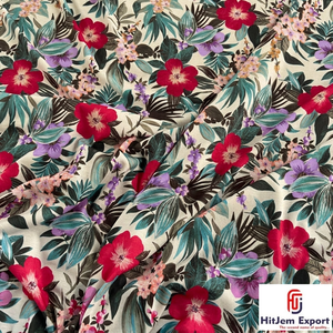 Tela de Poliéster con Estampado Digital Elegante, Fabricante de Textiles de Moda Personalizados para Prendas de Vestir de Primera Calidad - Product Image 2