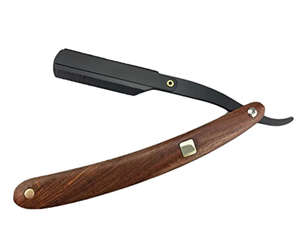 Premium Designed Barber Hair Shaving Razors <b>With</b> Wooden Handling New Barber Folding Shave Beard Cleaning Razors ANAAIF - Product Image 2