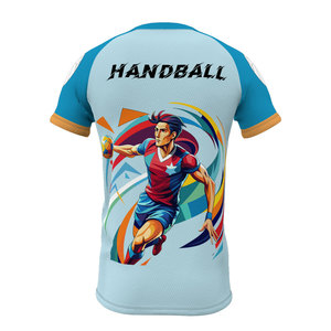 Maillot de handball en gros – Vêtements de sport de qualité supérieure 100 % polyester léger avec logo personnalisé – Tissu doux au toucher - Product Image 6