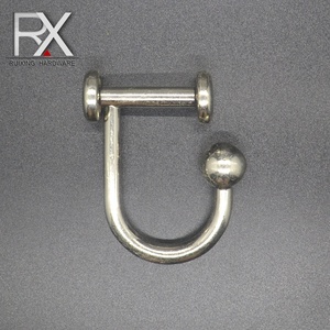 Kim Loại Túi Phần Cứng Túi Xách Xử Lý Phụ Kiện Túi Dây Đeo End Treo Hình Dạng <span class=keywords><strong>U</strong></span> Móc Thanh Khóa Clasp <span class=keywords><strong>U</strong></span> Móc Cho Túi Xử Lý - Product Image 2