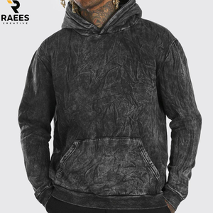 Sweat à capuche épais et lourd pour homme, coupe oversize, épaules tombantes, en molleton bouclette 500 460 400 g/m², personnalisable avec logo - Product Image 1