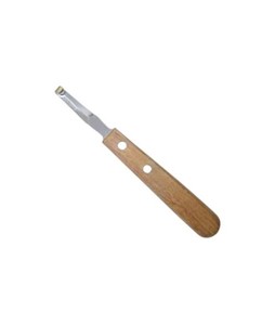 มีดตัดแต่งกีบสัตว์ สแตนเลส พร้อมด้ามไม้ สำหรับม้า วัว และปศุสัตว์ - Product Image 4