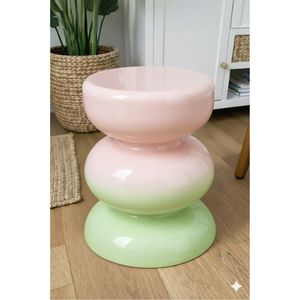 Table basse nordique créative à plusieurs niveaux, design esthétique, surface lisse, table d'appoint ronde, décoration pour salon. - Product Image 1