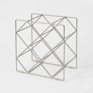 Top Quality Galvanized Metal Honeycomb Wine Rack Vintage Hexagon Wine Bottle Holder Iron <b>Tabletop</b> Wine Storage Display For Home - Product Image 2