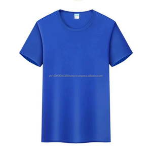 14 colores en stock Poliéster Oem logo Custom Blank Plain President Campaign 100% algodón, camiseta para hombre, ajuste holgado - Product Image 2