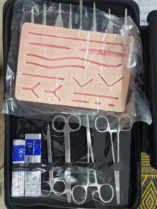 High-Quality Surgical Suture <b>Practice</b> Kit with Large Silicone Suture <b>Pad</b> Medical Training <b>Practice</b> Suture Set - Product Image 4