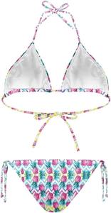 Ensemble de bikinis sexy personnalisables avec logo, respirants, de haute qualité, pour femmes, vêtements de plage, vente chaude, maillots de bain personnalisables - Product Image 4