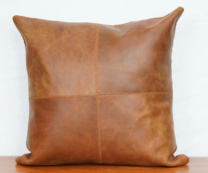 ปลอกหมอนหนังวัวแท้แบบกำหนดเอง พร้อมขนสัตว์สำหรับปลอกหมอนอิงโซฟา - Product Image 6
