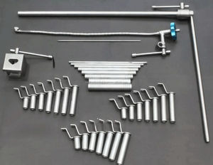 ชุดเครื่องมือผ่าตัดกระดูกสันหลัง MIS Retractor System Tubular Retractor สีเงิน 32 ชิ้น สำหรับการผ่าตัดกระดูกสันหลังแบบรุกล้ำน้อย คุณภาพสูง - Product Image 6