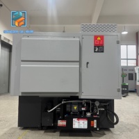 Mini tour à métaux XG40 avec moteur servo-broche 4kW, tour CNC à banc incliné horizontal, système de commande GSK, fonctionnalités numériques