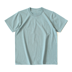 T-shirt unisexe en coton de haute qualité, col rond, manches courtes, motif uni, décontracté, 100 % coton, respirant, idéal pour l'été - Product Image 1