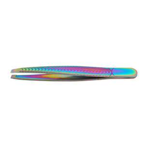 Pinzas de Acero Inoxidable del Fabricante Tweezer, Pinzas Inclinadas Negras y Rosas para Cejas - Product Image 5