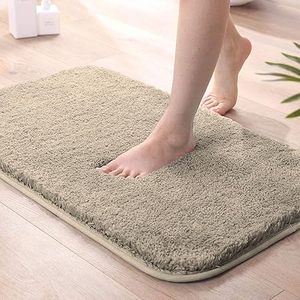 Tapis de bain personnalisés à séchage rapide, tapis de sol en microfibre douce, tapis antidérapant pour salle de bain, tapis de bain antidérapants - Product Image 1