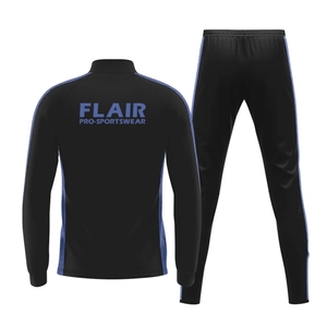 Men's <b>Retro</b> High Quality Soccer Jersey Track Suit Winter Sports Set with Customizable Name and Logo Printing - Product Image 6