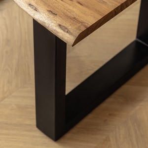 Table basse rectangulaire Vandana Amber Aura en bois d'acacia (90x60 cm) Sami - Product Image 2