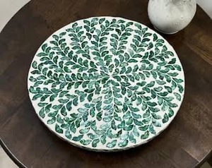 Plateau tournant à double niveau pour épices ILAHI, style vintage, finition peinture laquée, étanche et léger - Product Image 3