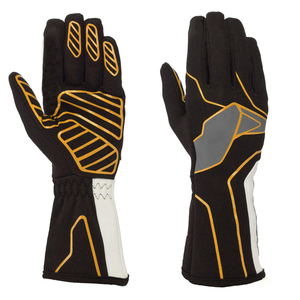 Guantes Profesionales para Carreras de Karts |   Diseño Minimalista y Discreto en Negro Texturizado |   Precio Directo de Fábrica - Product Image 5