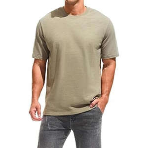 T-shirts personnalisés en coton 100% 220gsm à séchage rapide, prix de gros, avec logo imprimé numériquement sur mesure pour la mode masculine estivale - Product Image 3