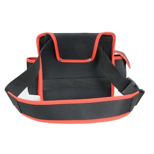 Black And Red Tool Bag With Multiple Pockets And Adjustable Strap For Tools Storage And Organization 2026 - Product Image 3