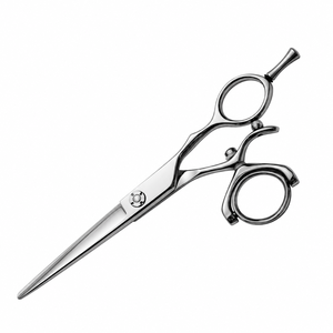Professional Stainless Steel Hair Cutting Scissors Blunt-Sharp Blade Tip 30 Teeth Right-Handed Ergonomic Barber <b>Shears</b> for Salon - Product Image 6