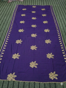 Hiyab de Chifón Floral para Mujer, Multicolor, con Bordado de Pedrería, Suave, Ligero y Transpirable, Proveedor Mayorista de Verano - Product Image 2