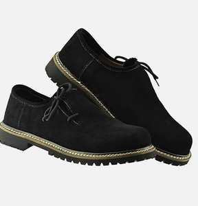 รองเท้าหนังแท้คุณภาพสูงสำหรับผู้ชาย ดีไซน์หรูหรา ปิดนิ้วเท้า แบบผูกเชือก ใส่สบายสำหรับกิจกรรมกลางแจ้ง คอลเลคชั่นฤดูใบไม้ร่วง ทันสมัย - Product Image 1